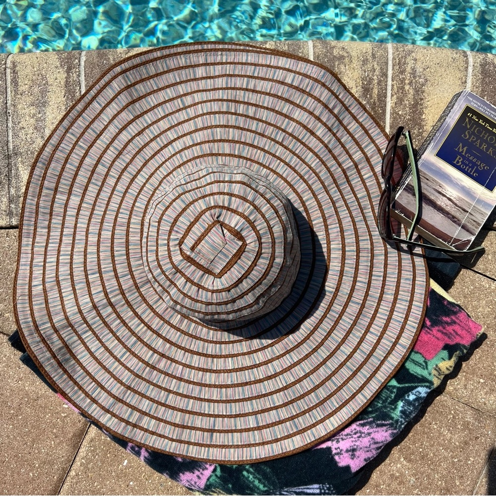 WOVEN SUNHAT J. Callanan Headwear womens floppy sun hat
